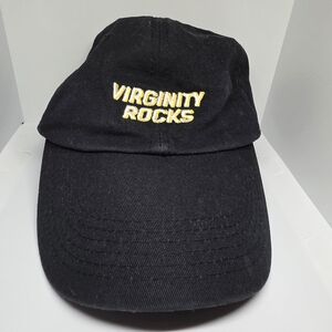 Black Cap with Yellow Embroidery